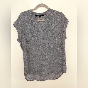 Cynthia Steffe | Black and White Print Blouse